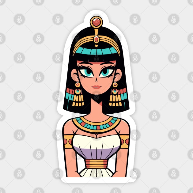 Queen Cleopatra Ancient Egyptian History Ancient Egypt Sticker by Yesteeyear